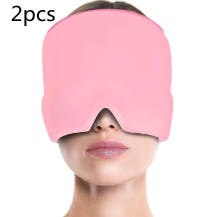 Ice Headache & Eye Relief Mask Hat