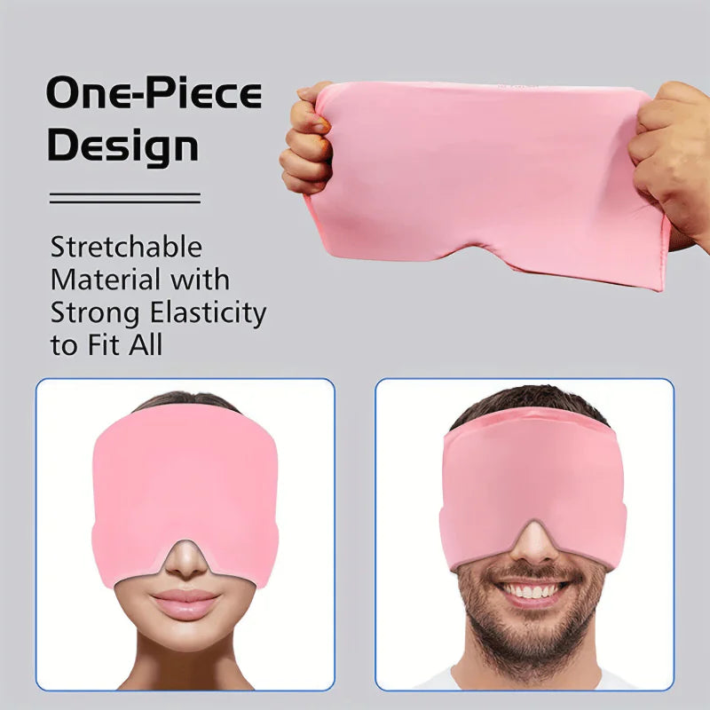 Ice Headache & Eye Relief Mask Hat