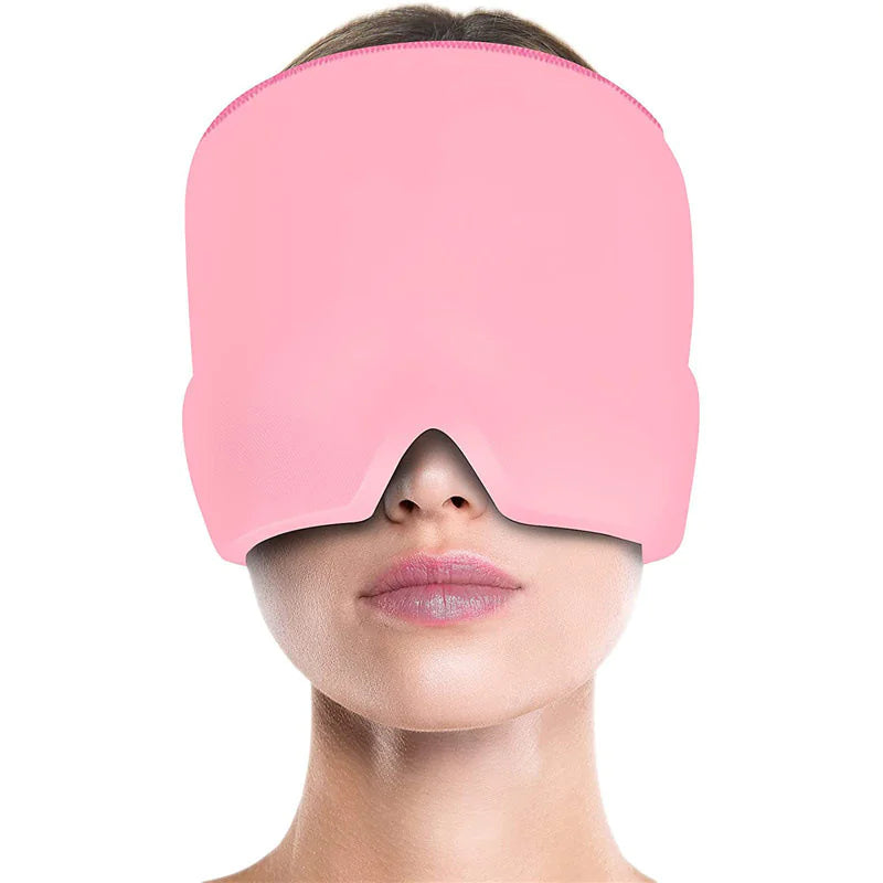 Ice Headache & Eye Relief Mask Hat