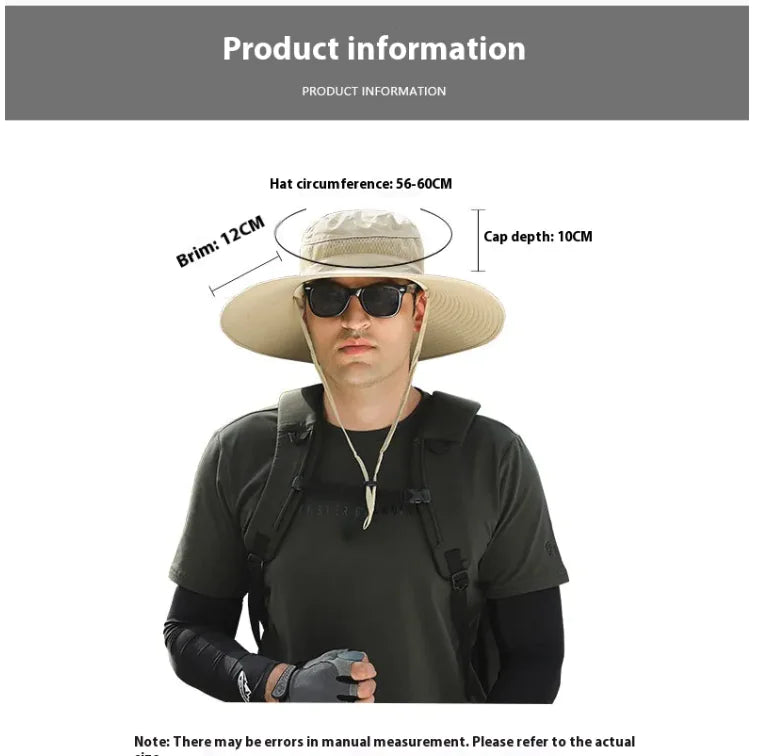 Solar-Powered Cooling Hat with Long-Lasting Lithium Battery and Built-In Fans