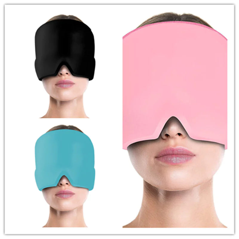 Ice Headache & Eye Relief Mask Hat